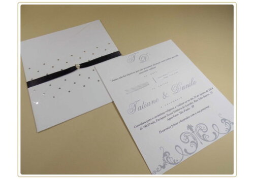 Convite de Casamento Mod. Turquia