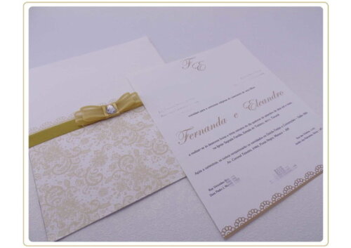 Convite de Casamento Mod. Turquia