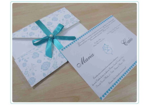 Convite de Casamento Tifanny Mod. Suiça