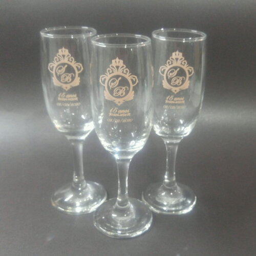 Taça de Vidro Personalizada