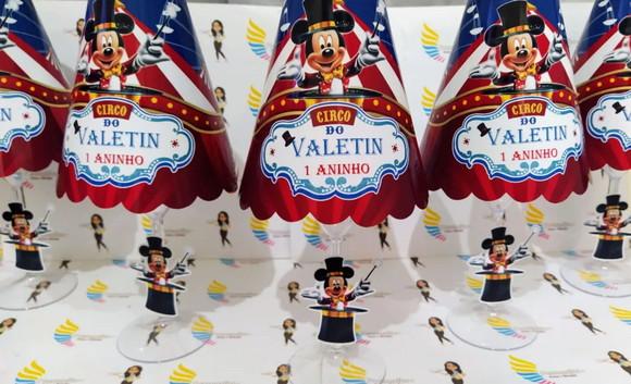 Abajur Personalizado Circo do Mickey