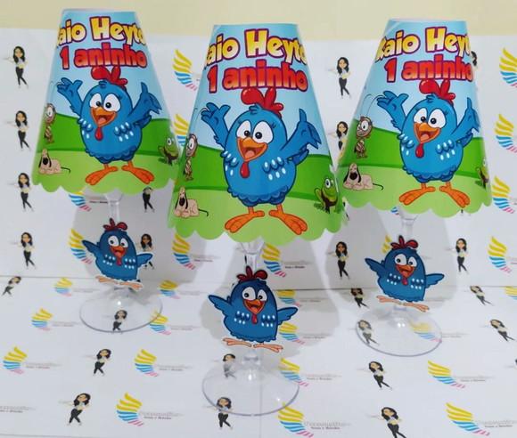 Abajur Personalizado Galinha Pintadinha