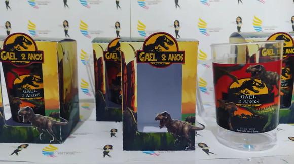 Caneca Acrílica na Caixa Jurassic Park
