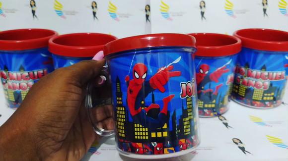 Caneca Acrílica Rosqueavel Homem Aranha