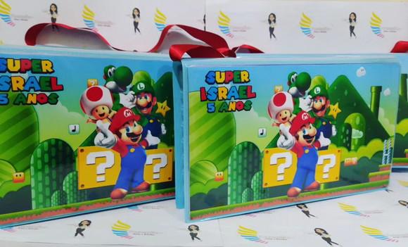 Estojo de Colorir 48 Peças Super Mario