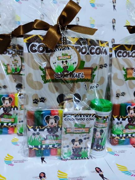Kit Diversão/colorir - Mickey Safari