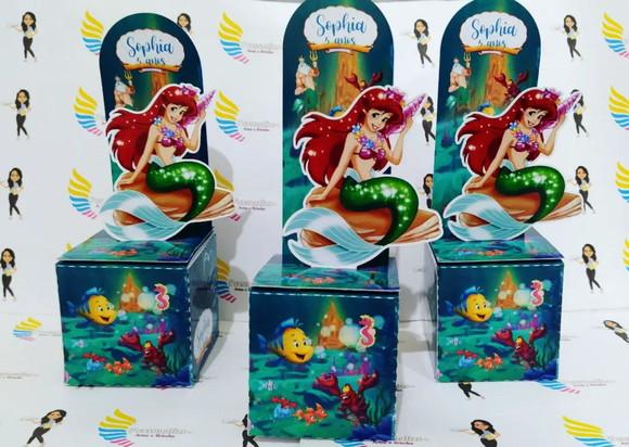 Kit Papelaria Personalizada Ariel