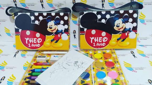 Kit Pintura Estojo de Colorir Mickey