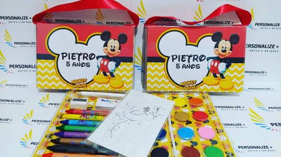 Kit Pintura Estojo de Colorir Mickey