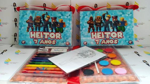 Kit Pintura Estojo de Colorir Roblox