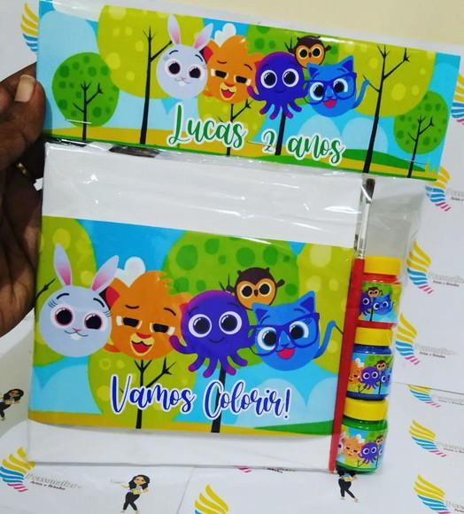 Kit Pintura na Tela Bolofofos