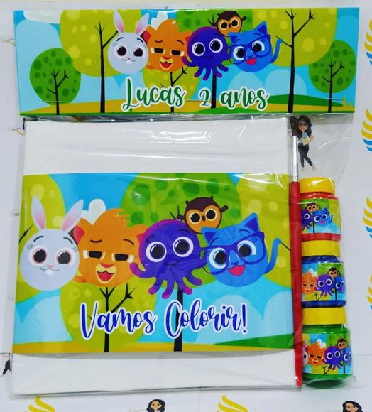 Kit Pintura na Tela Bolofofos