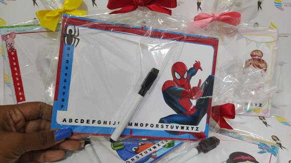 Lousa Mágica Personalizada Homem Aranha