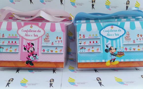 Kit Pintura/ Estojo de Colorir Minnie Confeiteira