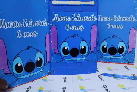 Lousa Tablet Mágico Personalizada Stitch