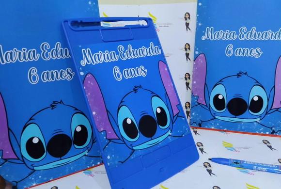 Lousa Tablet Mágico Personalizada Stitch