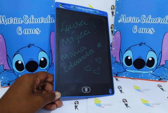 Lousa Tablet Mágico Personalizada Stitch
