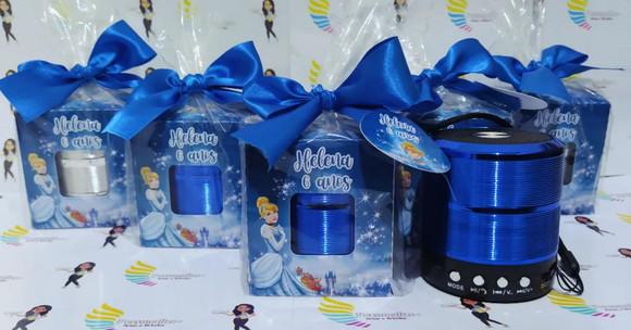 Mini Caixa de Som Bluetooth Cinderela