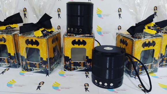 Mini Caixa de Som Bluetooth Batman