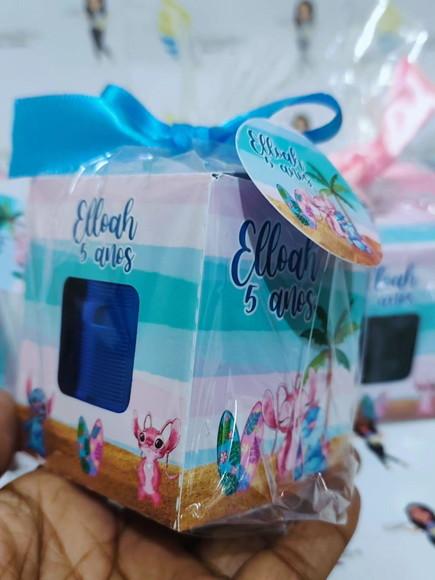 Mini Caixa de Som Bluetooth Stitch e Angel
