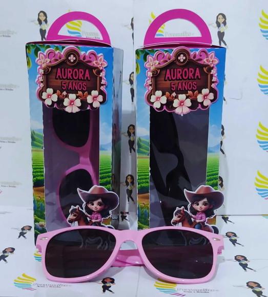 Óculos de Sol na Caixa Personalizada - Boiadeira