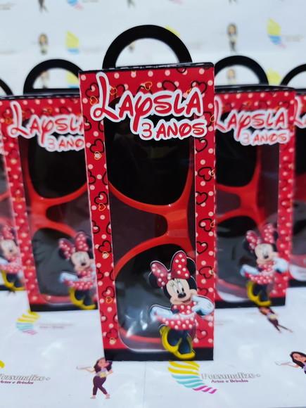 Óculos de Sol na Caixa Personalizada - Minnie