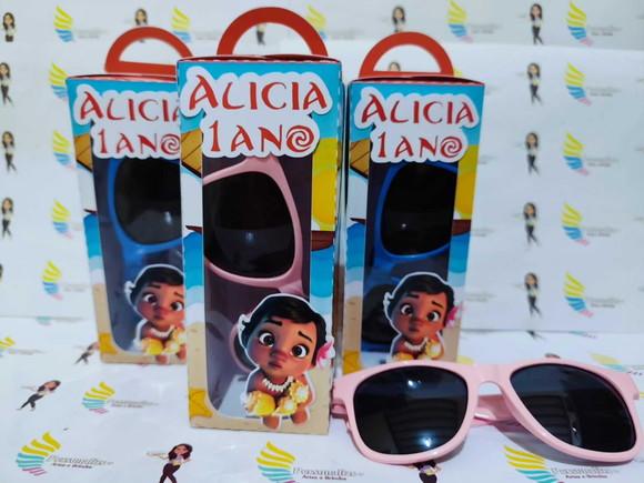 Óculos de Sol na Caixa Personalizada - Moana Baby