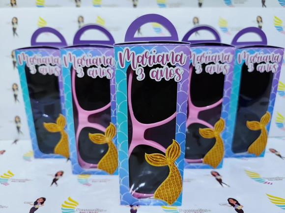 Óculos de Sol na Caixa Personalizada - Sereia