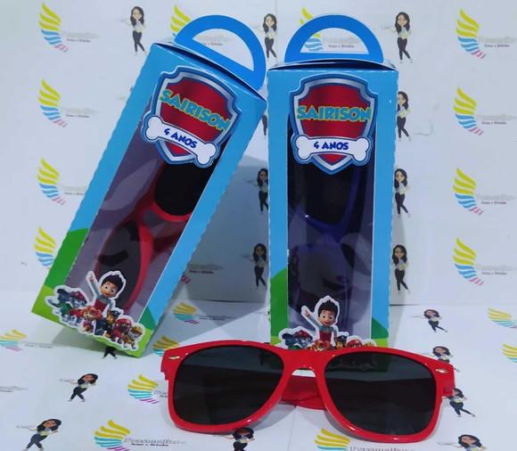 Óculos de Sol na Caixa Personalizada - Patrulha Canina