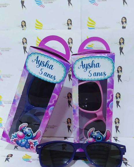 Óculos de Sol na Caixa Personalizada - Stitch