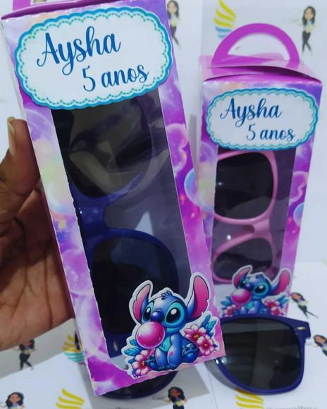 Óculos de Sol na Caixa Personalizada - Stitch