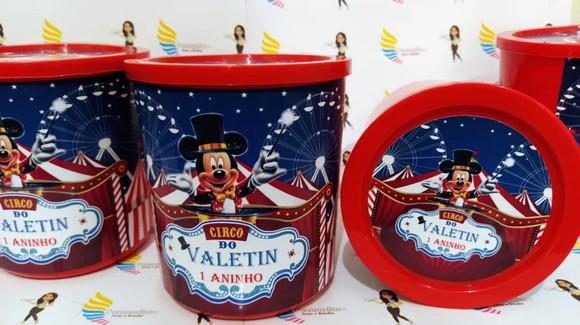 Pote Multiuso Personalizado Circo do Mickey
