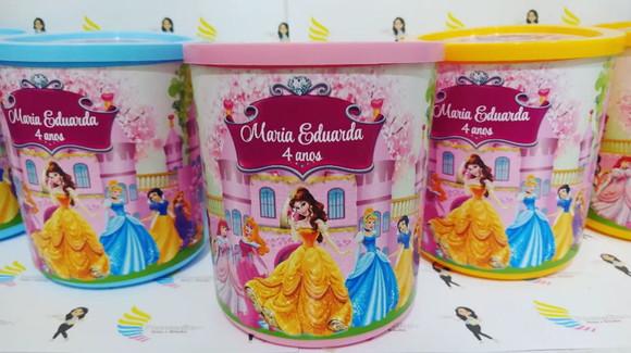 Pote Multiuso Personalizado Princesas