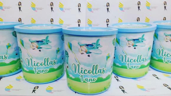 Pote Tipo Ninho Personalizado Aviador