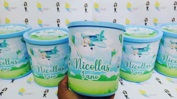 Pote Tipo Ninho Personalizado Aviador