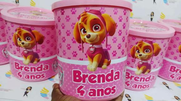 Pote Tipo Ninho Personalizado Sky Patrulha Canina