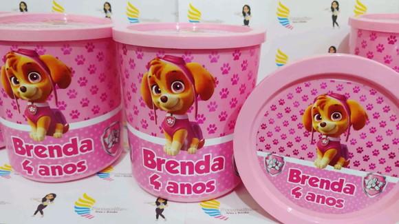 Pote Tipo Ninho Personalizado Sky Patrulha Canina