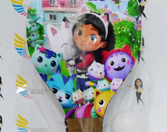 Raquete Personalizada Casa Mágica da Gaby