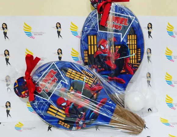 Raquete Personalizada Homem Aranha