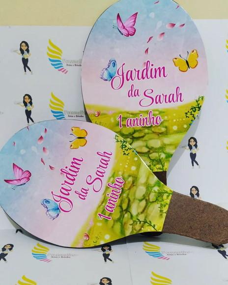 Raquete Personalizada Jardim Encantado