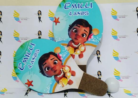 Raquete Personalizada Moana Baby