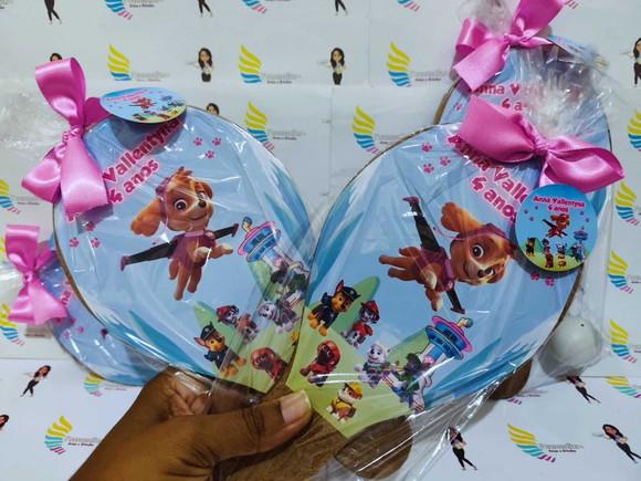 Raquete Personalizada Skye Patrulha Canina