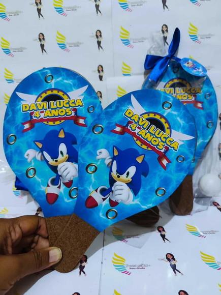 Raquete Personalizada Sonic