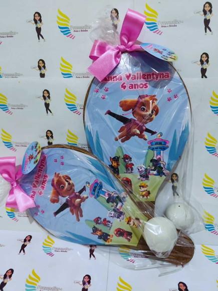 Raquete Personalizada Skye Patrulha Canina