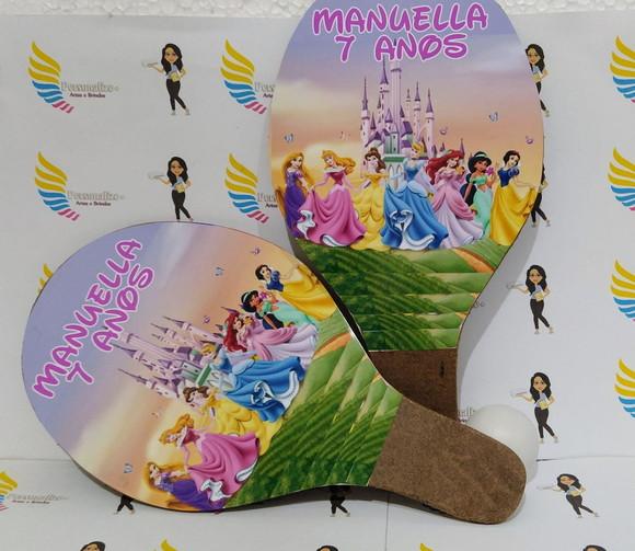 Raquete Personalizada Princesas