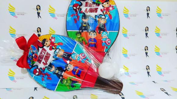 Raquete Personalizada Vingadores Cute