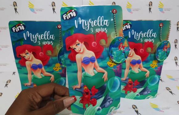 Saquinho Zip Lock Pequena Sereia