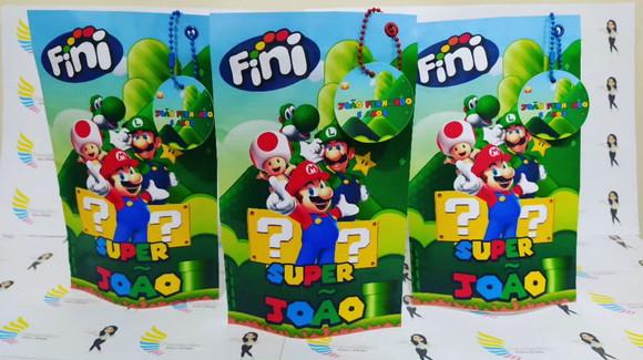 Saquinho Zip Lock Super Mario