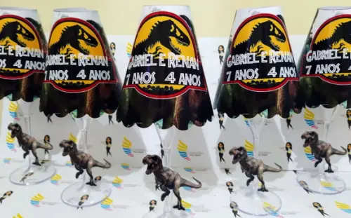 Abajur Personalizado Jurassic Park