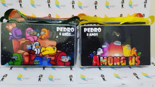Estojo de Colorir 48 Peças Among Us